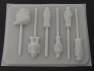175sp Star Wonders Jetty Chocolate or Hard Candy Lollipop Mold